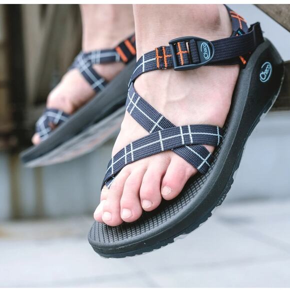 Chaco Men 7 Haus Navy Z/Cloud2 Sport Sandal Strappy Trail Hiking Outdoor OS23-26 - Picture 1 of 8